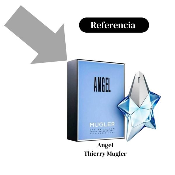 perfume de Amakha Paris de mujer, Pefume de alta fijación, perfume angelina15ml de Amakha París, Ángel - Thierry Mugler