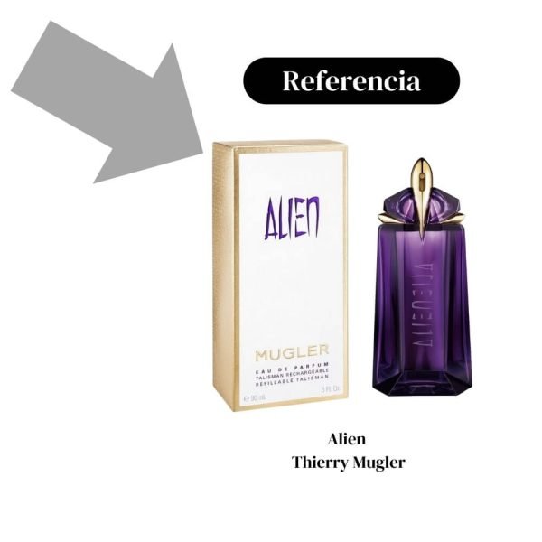 perfume de Amakha Paris de mujer, Pefume de alta fijación, perfume Alen 15ml de Amakha París, Extraterrestre - Thierry Mugler