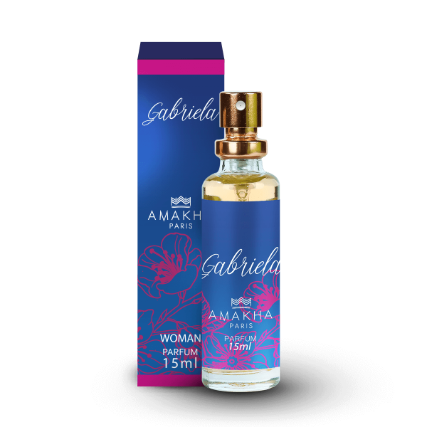 perfume de Amakha Paris de mujer, Pefume de alta fijación, perfume gabriela 15ml de Amakha, Tradicional - Gabriela Sabatini