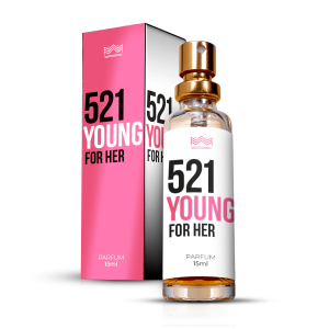 perfume de Amakha Paris de mujer, Pefume de alta fijación, perfume 521 Young for Her 15ml de Amakha París, 212 Young Forever for Her - Carolina Herrera