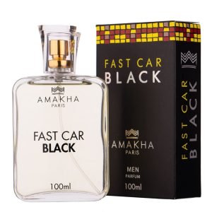 Perfume de Amakha París, Perfume FAst Car Black de Amakha París, Perfume de 100ml, Perfume de alta fijación, Perfume de Amakha París de hombre, Ferrari Black - Ferrari