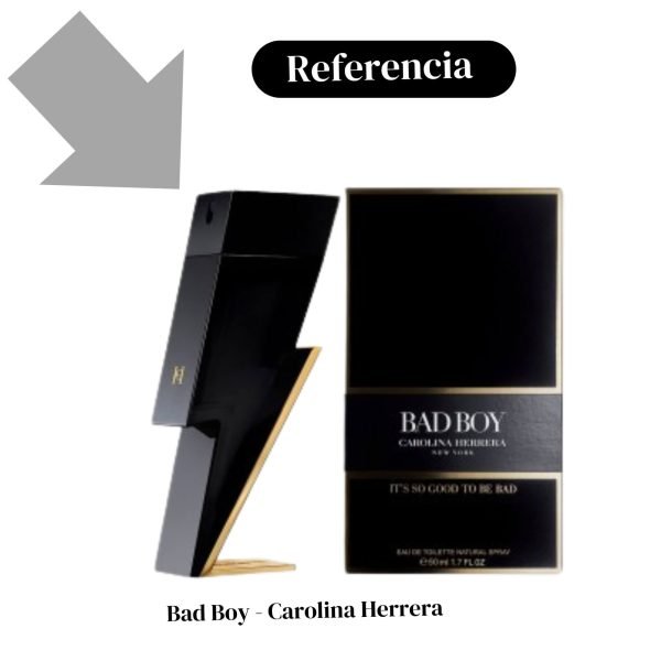 Perfume de Amakha París, Perfume Bad Man de Amakha París, Perfume de 100ml, Perfume de alta fijación, Perfume de Amakha París de hombre, Bad Boy - Carolina Herrera