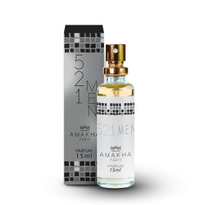 Perfume de hombre de Amakha París, Perfume de Amakha París, Perfume 521 MEN de Amakha París, Perfume de 15ml, Perfume de alta fijación, Perfume de Amakha París de hombre, 212 Men - Carolina Herrera