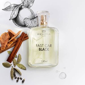 Perfume de Amakha París, Perfume FAst Car Black de Amakha París, Perfume de 100ml, Perfume de alta fijación, Perfume de Amakha París de hombre, Ferrari Black - Ferrari