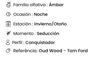 Perfume de Amakha París, Perfume Mister Tom de Amakha París, Perfume de 100ml, Perfume de alta fijación, Perfume de Amakha París de hombre, Oud Wood - Tom Ford