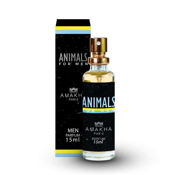 Perfume de hombre de Amakha París, Perfume de Amakha París, Perfume Animals 15ml de Amakha París, Perfume de 15ml, Perfume de alta fijación, Animale Animale For Men - Animale