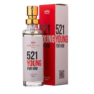 Perfumes de Amakha Paris, 521 youn for men 15ml, 212 Young Forever for him - Carolina Herrera, perfumes de alta fijación