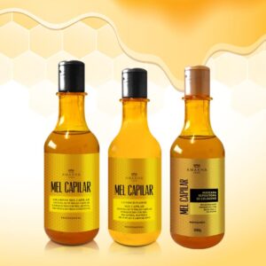 Miel Capilar Amakha Paris , Shampoo + Acondicionador + Mascarilla