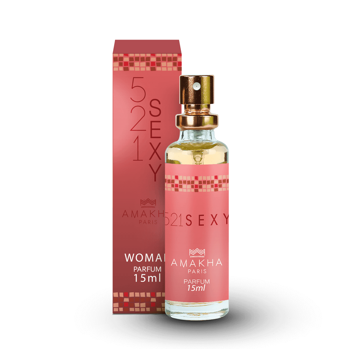 perfume de Amakha Paris de mujer, Pefume de alta fijación, perfume 521 SEXY de Amakha París, 521 Sexy Carolina Herrera