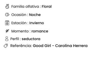 GD amakha paris, good girl carolina herrera, perfume femenino