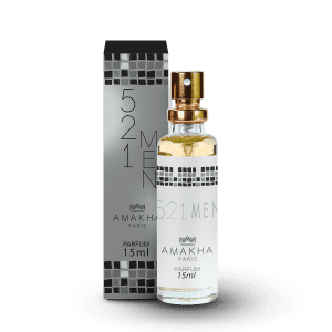 Perfume de hombre de Amakha París, Perfume de Amakha París, Perfume 521 MEN de Amakha París, Perfume de 15ml, Perfume de alta fijación, Perfume de Amakha París de hombre, 212 Men - Carolina Herrera