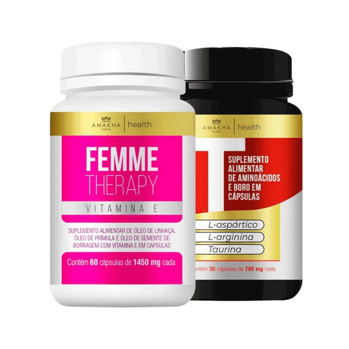 Kit suplemento Femme Therapy y Amakha T
