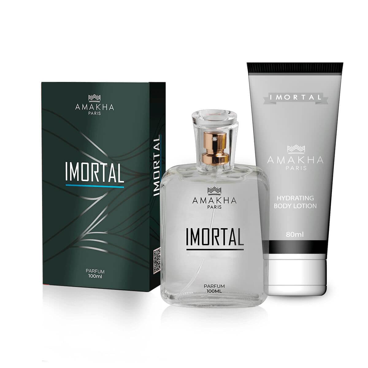 Kit Perfume Hombre Immortal 100ml + Hidratante Corporal Immortal 80ml