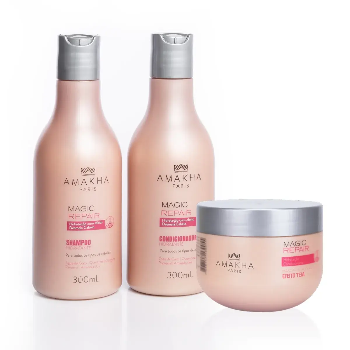 Kit Shampoo + Acondicionador + Máscara Magic Repair