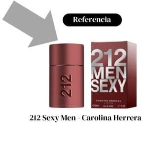 Perfumes de Amakha Paris, 521 sexy men 15ml, 212 Sexy Men - Carolina Herrera, perfumes de alta fijación..