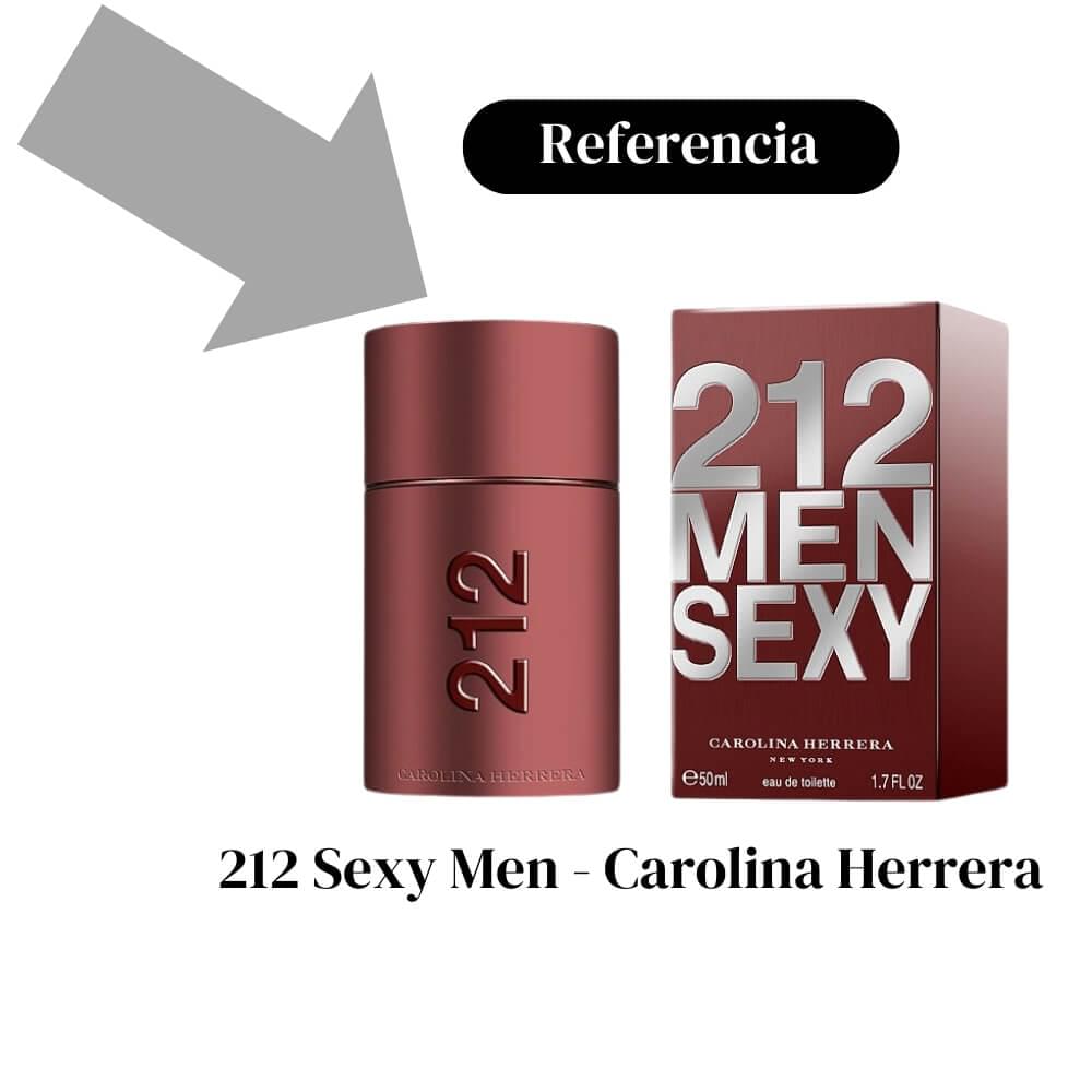 Perfumes de Amakha Paris, 521 sexy men 15ml, 212 Sexy Men - Carolina Herrera, perfumes de alta fijación..
